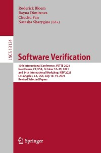 Cover image: Software Verification 9783030955601