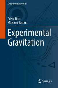 Immagine di copertina: Experimental Gravitation 9783030955953