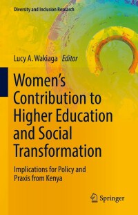表紙画像: Women’s Contribution to Higher Education and Social Transformation 9783030956219