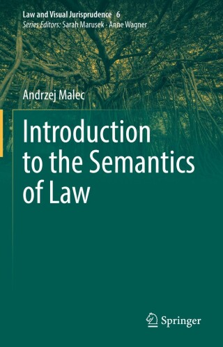 Cover image: Introduction to the Semantics of Law 9783030956783