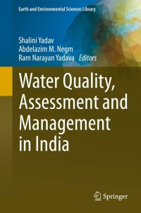 Cover image: Water Quality, Assessment and Management in India 9783030956868