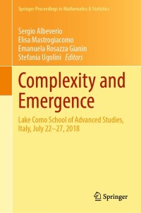 Immagine di copertina: Complexity and Emergence 9783030957025