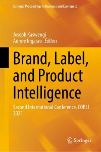 Cover image: Brand, Label, and Product Intelligence 9783030958084
