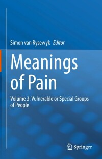 Cover image: Meanings of Pain 9783030958244