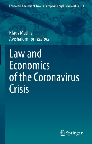 Cover image: Law and Economics of the Coronavirus Crisis 9783030958756
