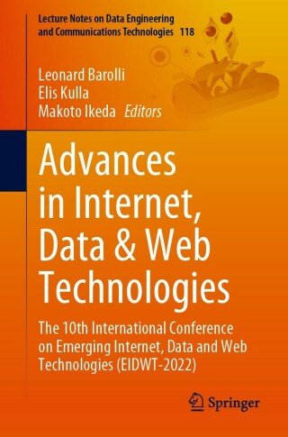Cover image: Advances in Internet, Data & Web Technologies 9783030959029