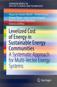 表紙画像: Levelized Cost of Energy in Sustainable Energy Communities 9783030959319