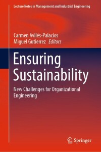 Cover image: Ensuring Sustainability 9783030959661