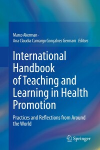 Immagine di copertina: International Handbook of Teaching and Learning in Health Promotion 9783030960049