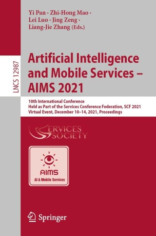 Cover image: Artificial Intelligence and Mobile Services – AIMS 2021 9783030960322