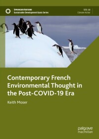 Titelbild: Contemporary French Environmental Thought in the Post-COVID-19 Era 9783030961282