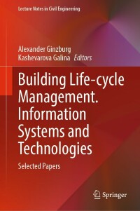 Immagine di copertina: Building Life-cycle Management. Information Systems and Technologies 9783030962050