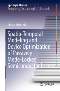 Titelbild: Spatio-Temporal Modeling and Device Optimization of Passively Mode-Locked Semiconductor Lasers 9783030962470