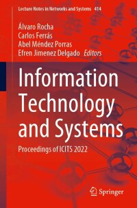 Titelbild: Information Technology and Systems 9783030962920