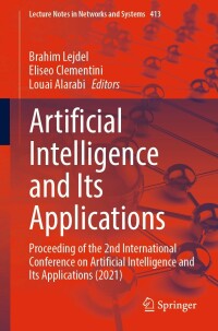 Imagen de portada: Artificial Intelligence and Its Applications 9783030963101