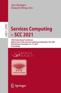 Imagen de portada: Services Computing – SCC 2021 9783030965655