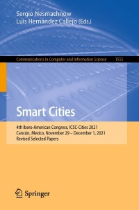 Imagen de portada: Smart Cities 9783030967529
