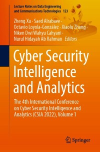 Omslagafbeelding: Cyber Security Intelligence and Analytics 9783030969073