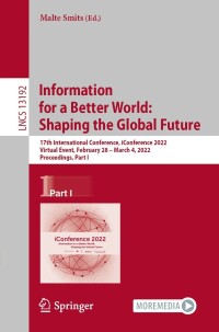 Imagen de portada: Information for a Better World: Shaping the Global Future 9783030969561