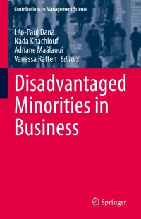 Cover image: Disadvantaged Minorities in Business 9783030970789