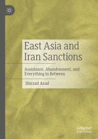 Imagen de portada: East Asia and Iran Sanctions 9783030974268