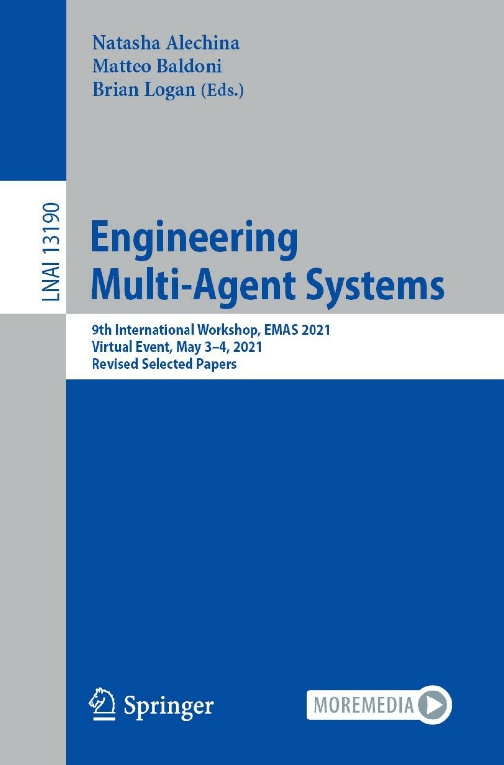 ISBN 9783030974565 product image for Engineering Multi-Agent Systems (eBook Rental) | upcitemdb.com