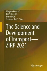 Omslagafbeelding: The Science and Development of Transport—ZIRP 2021 9783030975272