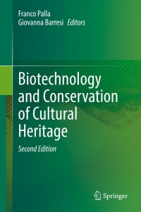 Imagen de portada: Biotechnology and Conservation of Cultural Heritage 2nd edition 9783030975845