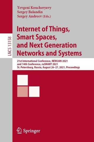 Cover image: Internet of Things, Smart Spaces, and Next Generation Networks and Systems 9783030977764
