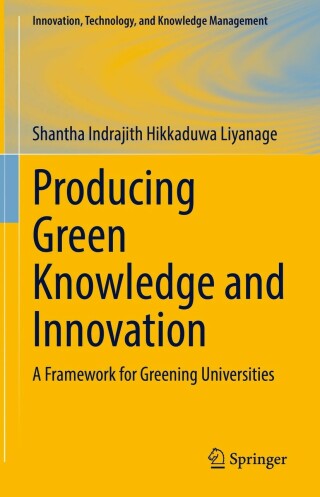 Cover image: Producing Green Knowledge and Innovation 9783030978495