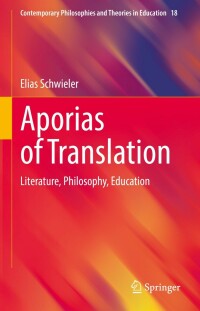 Cover image: Aporias of Translation 9783030978945