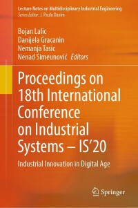 Immagine di copertina: Proceedings on 18th International Conference on Industrial Systems – IS’20 9783030979461