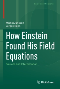 Cover image: How Einstein Found His Field Equations 9783030979546
