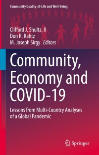 Immagine di copertina: Community, Economy and COVID-19 9783030981518