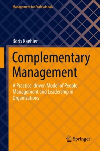 Cover image: Complementary Management 9783030981624