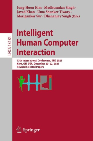 Cover image: Intelligent Human Computer Interaction 9783030984038