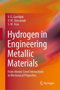 Cover image: Hydrogen in Engineering Metallic Materials 9783030985493