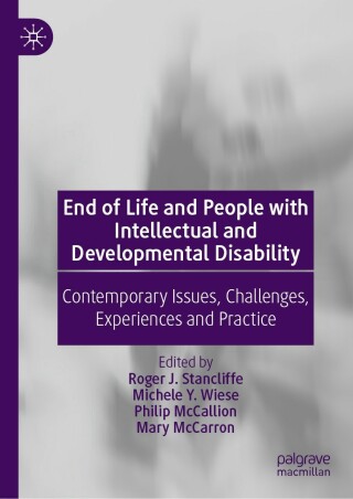 Immagine di copertina: End of Life and People with Intellectual and Developmental Disability 9783030986964