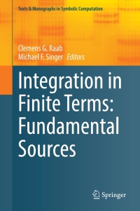 Immagine di copertina: Integration in Finite Terms: Fundamental Sources 9783030987664