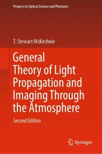 Imagen de portada: General Theory of Light Propagation and Imaging Through the Atmosphere 2nd edition 9783030988272