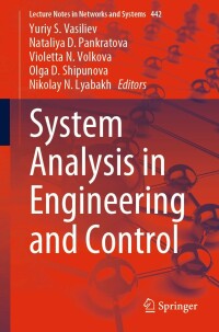 Imagen de portada: System Analysis in Engineering and Control 9783030988319