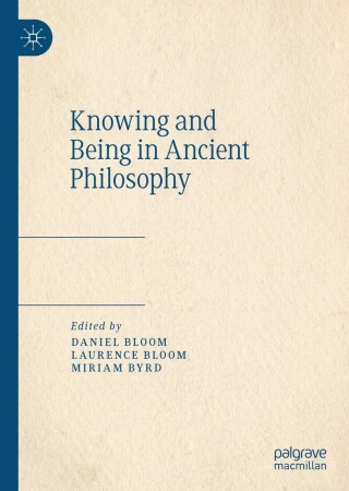 Cover image: Knowing and Being in Ancient Philosophy 9783030989033
