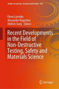 Cover image: Recent Developments in the Field of Non-Destructive Testing, Safety and Materials Science 9783030990596