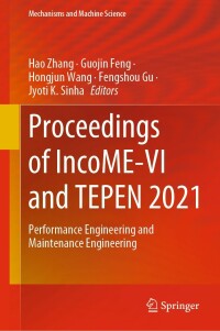 Omslagafbeelding: Proceedings of IncoME-VI and TEPEN 2021 9783030990749