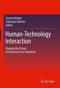 Cover image: Human-Technology Interaction 9783030992347