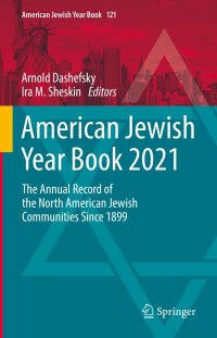 Cover image: American Jewish Year Book 2021 9783030997496