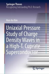 Imagen de portada: Uniaxial Pressure Study of Charge Density Waves in a High-T꜀ Cuprate Superconductor 9783030998974