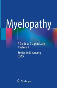 Cover image: Myelopathy 9783030999056
