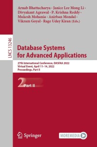 Cover image: Database Systems for Advanced Applications 9783031001253