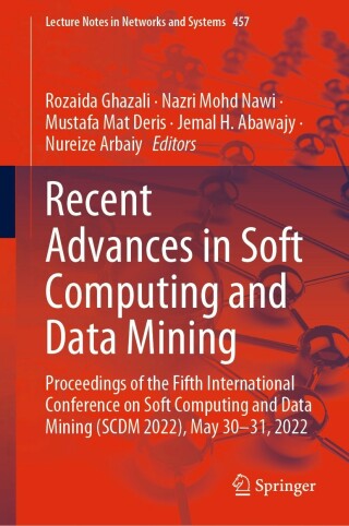 Imagen de portada: Recent Advances in Soft Computing and Data Mining 9783031008276